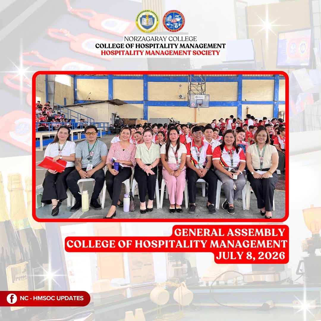 College of Hospitality Management General Assembly 2026