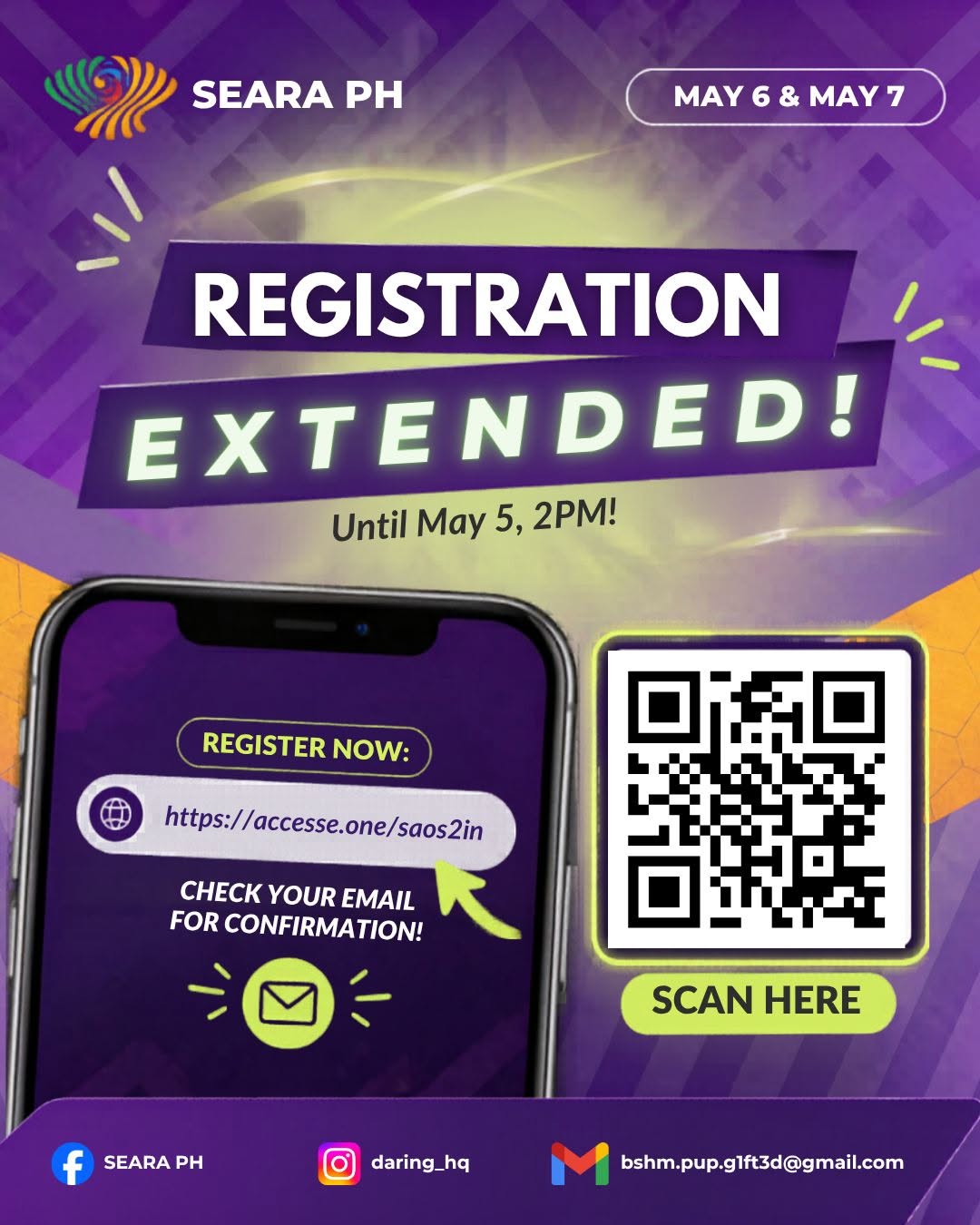 SEARA PH 2026 Registration Deadline Extended