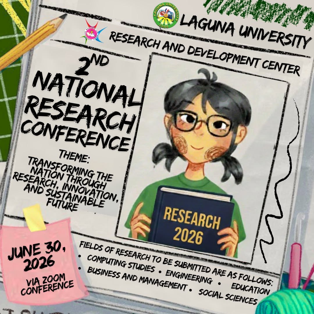 Laguna University Invites Researchers: Call for Papers for the 2nd National Research Conference