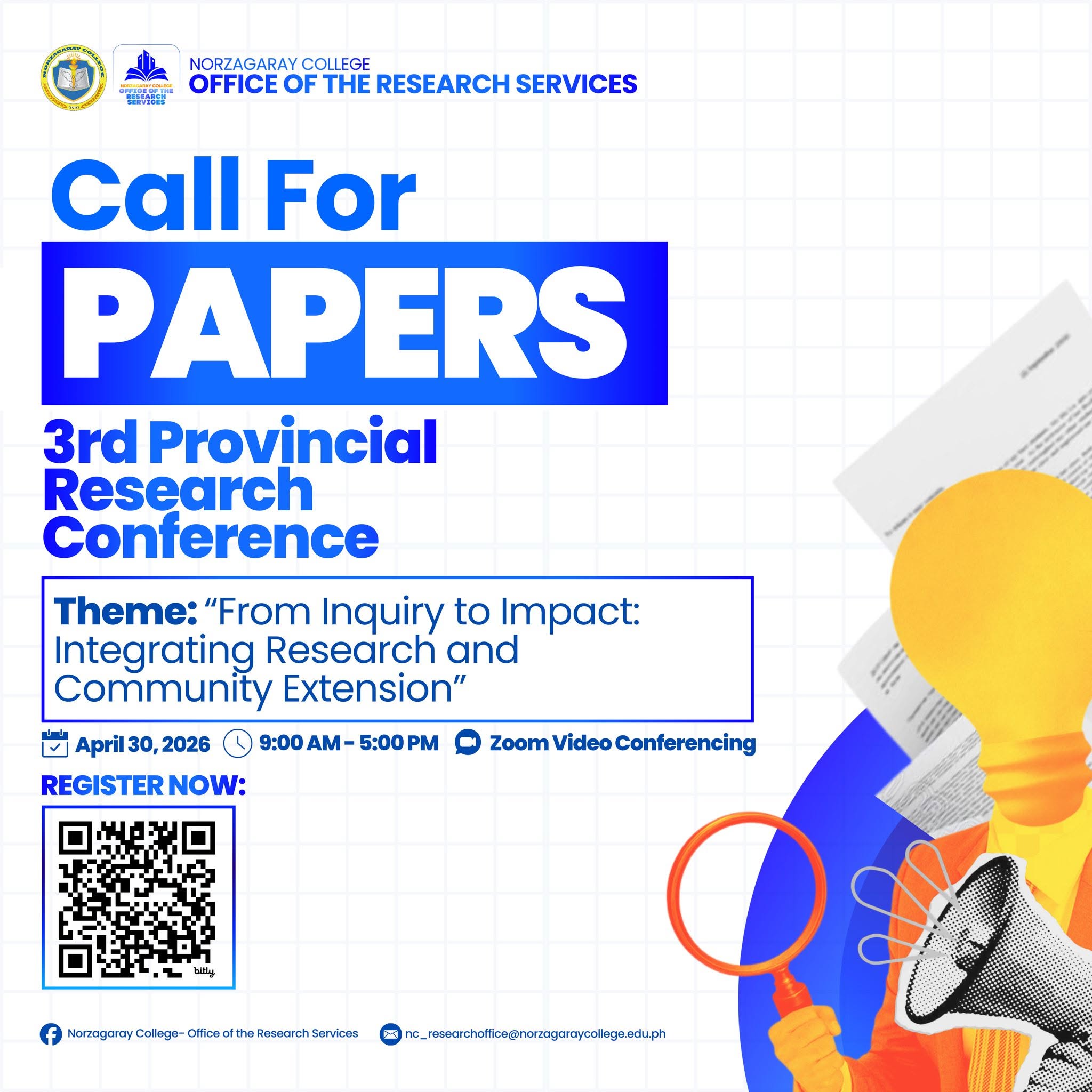 3rd Provincial Research Conference of Norzagaray College