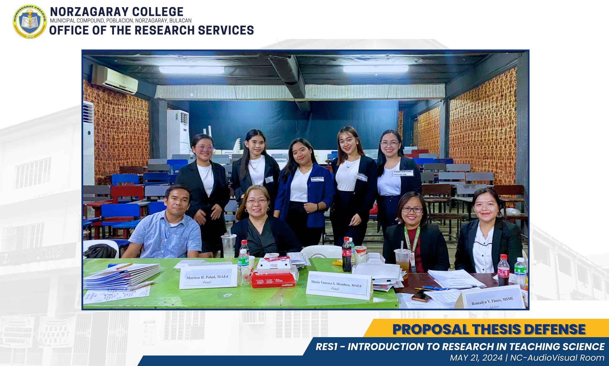 BSED PROPOSAL THESIS DEFENSE
