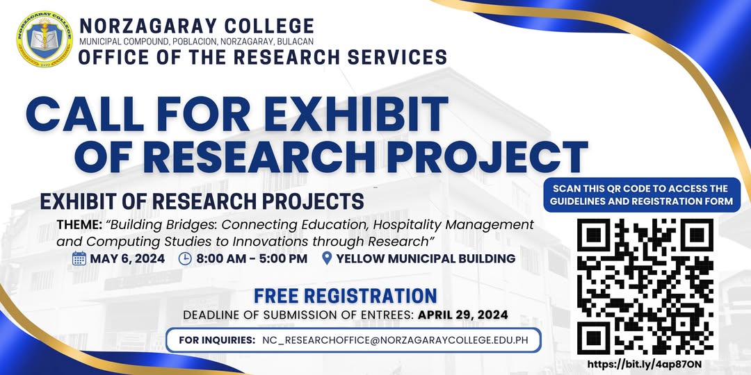 Institutional Research Week – Exhibit of Research Projects