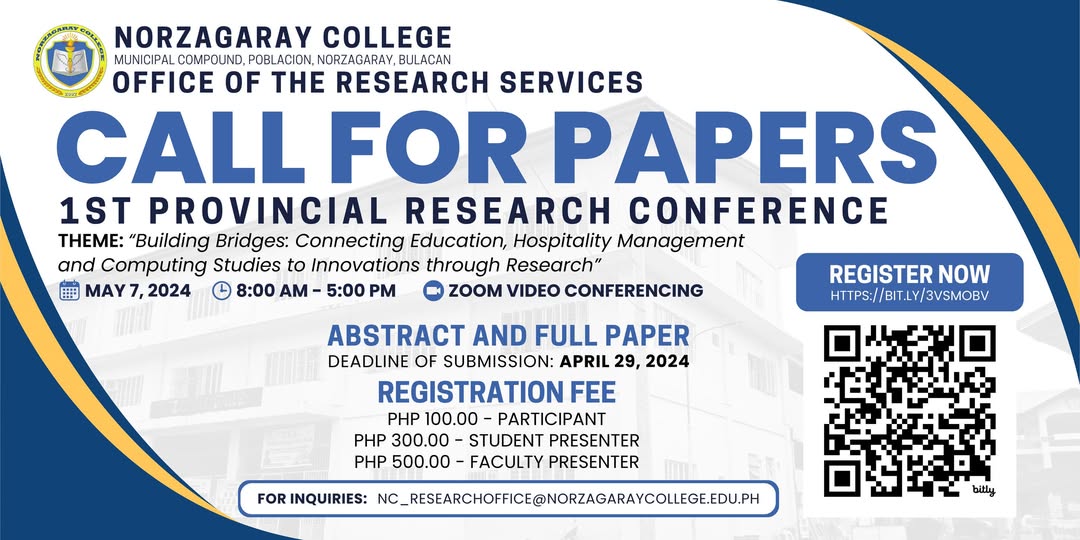 1st Provincial Research Conference – Building Bridges Through Research