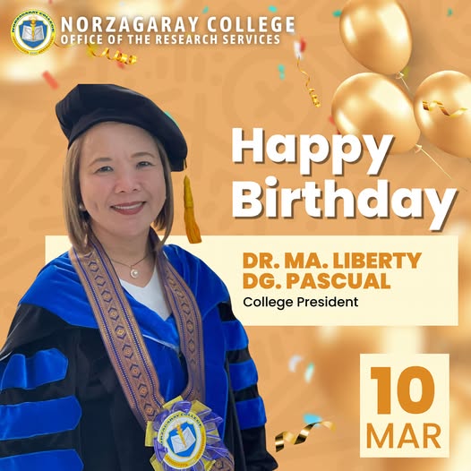 Happy Birthday, Dr. Ma. Liberty Pascual!