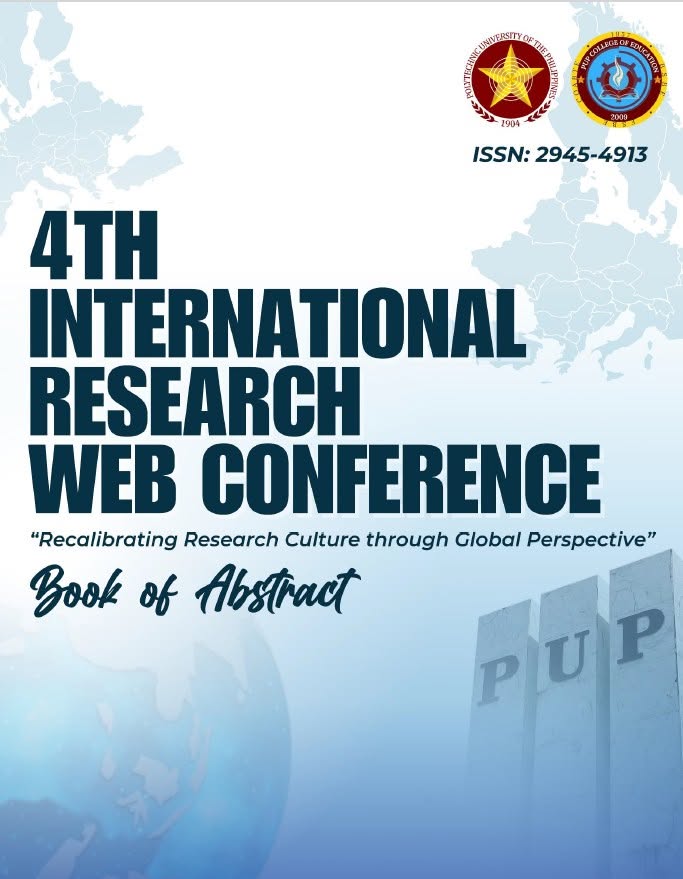 4TH INTERNATIONAL RESEARCH WEB CONFERENCE | BOOK OF ABSTRACT (ISSN 2945-4913)