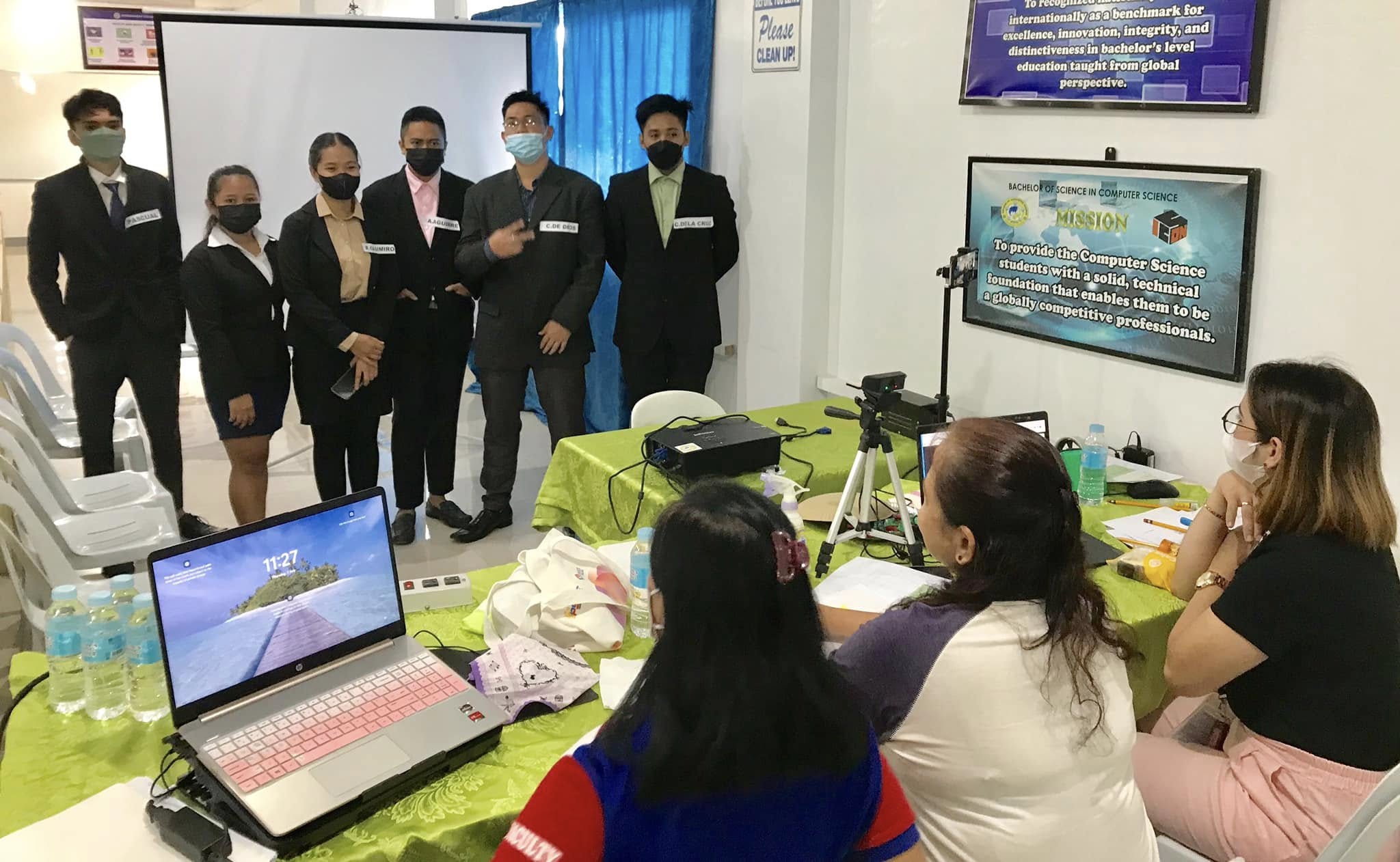 Hybrid Thesis Defense of BSCS Students