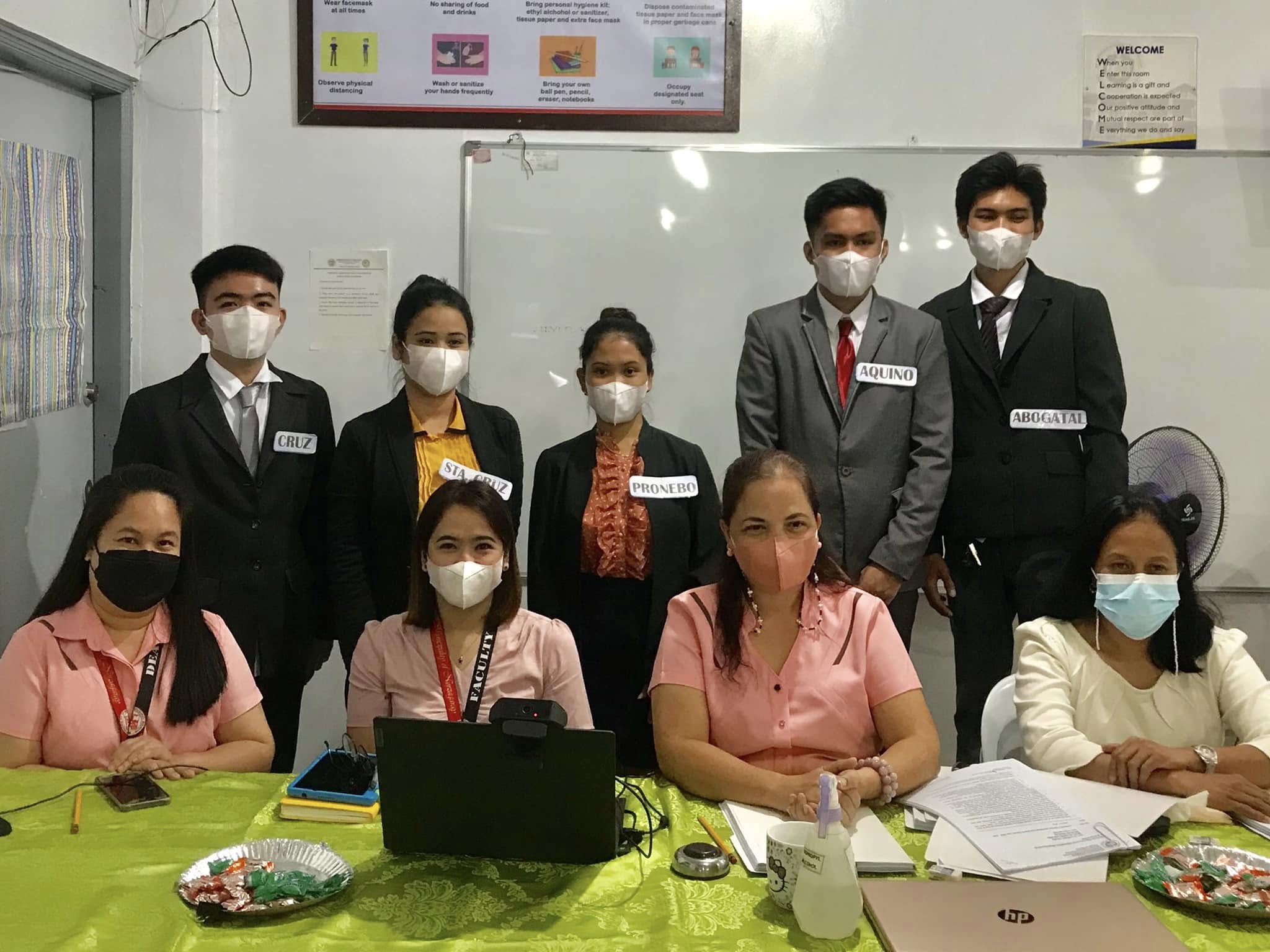 Hybrid Thesis Defense of BSCS Students