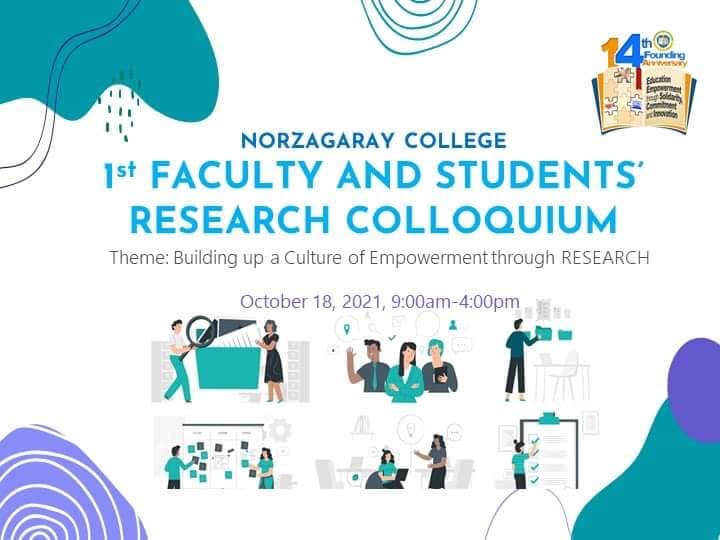 1st Norzagaray College Faculty and Students’ Research Colloquium