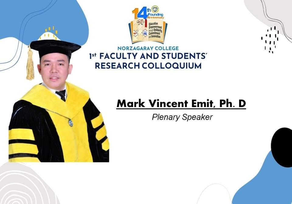 1st Norzagaray College Faculty and Students’ Research Colloquium – Plenary Session