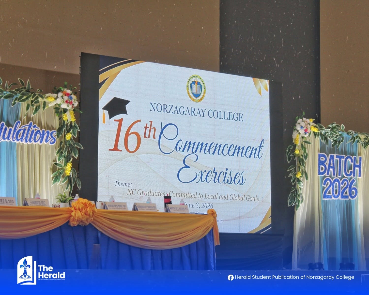 June 3, 2026 | NC 16th Commencement Exercises 🎓