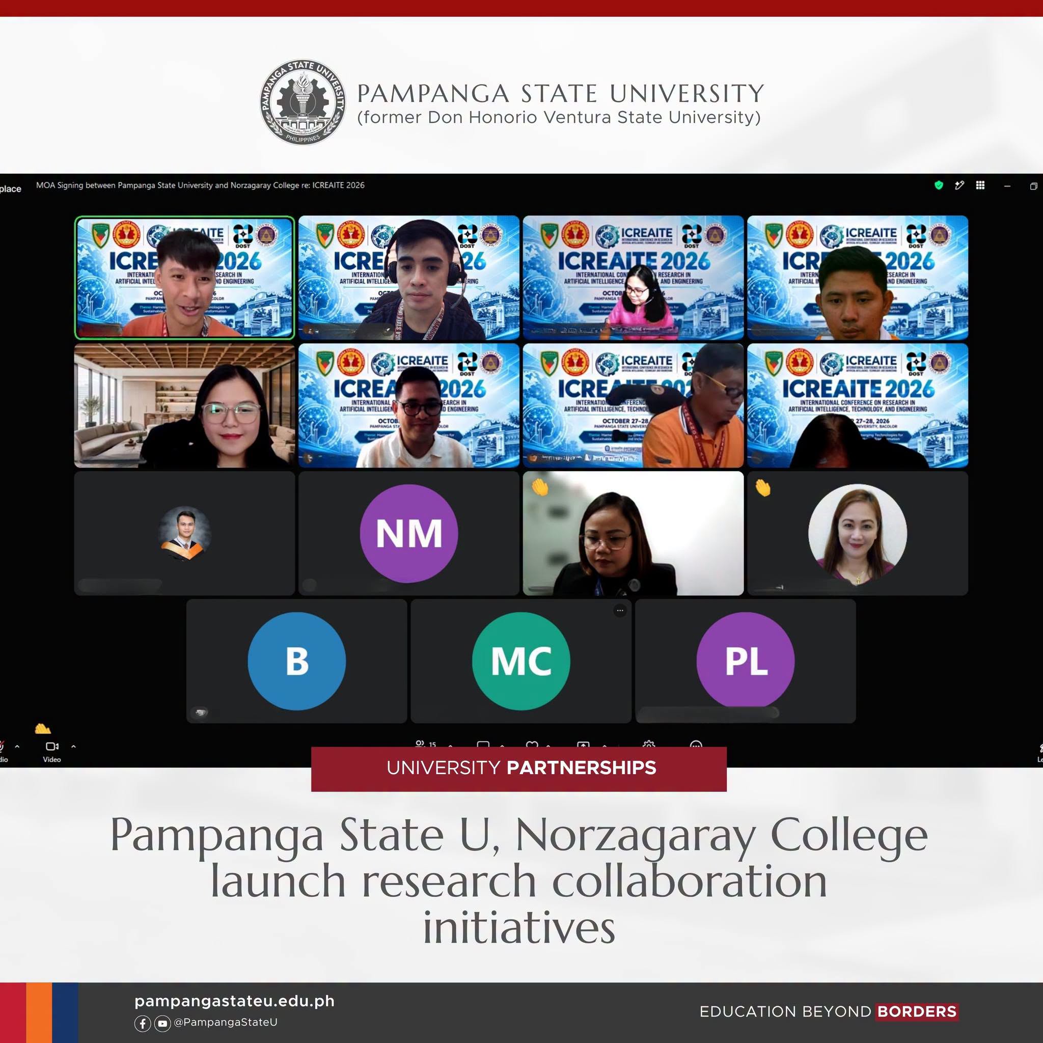 Pampanga State University, Norzagaray College forge research collaboration